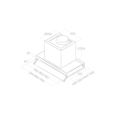 Вытяжка Elica BOX IN PLUS IXGL/A/60