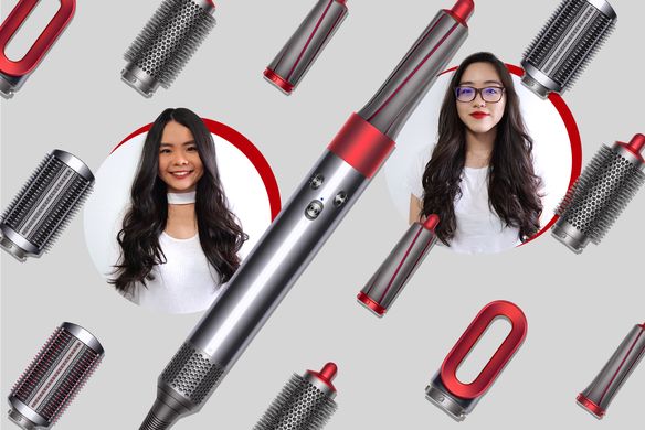 Фен-стайлер Dyson Airwrap Styler Complete HS01 Nickel/Red (332880-01)