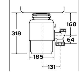 Измельчитель пищевых отходов In-Sink-Erator Model 56