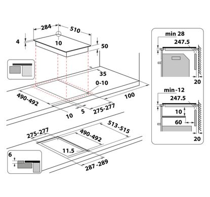 Варочная поверхность Whirlpool WSQ0530NE