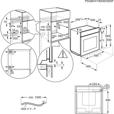 Духовой шкаф AEG BPE742320B