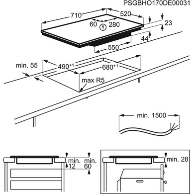 Варочная поверхность AEG IPE74541FB