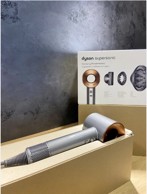 Фен для волос Dyson HD07 Supersonic Nickel/Copper (389922-01)