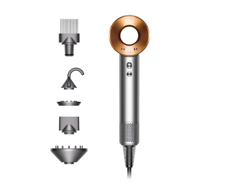 Фен для волос Dyson HD07 Supersonic Nickel/Copper (389922-01)