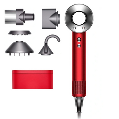 Фен для волос Dyson HD07 Supersonic Red/Nikel