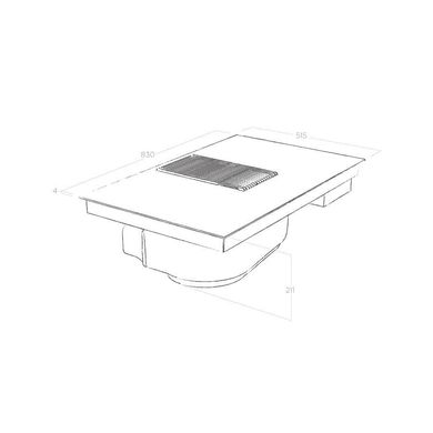 Варочная поверхность с вытяжкой Elica NikolaTesla PRIME BL/F/83