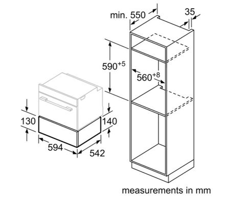 Встраиваемый вакуумный шкаф Siemens BV830ENB1