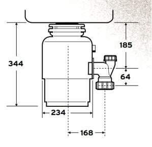 Измельчитель пищевых отходов In-Sink-Erator Evolution 250