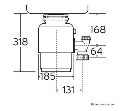 Измельчитель пищевых отходов In-Sink-Erator Model 66