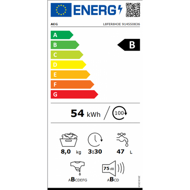 Стиральная машина AEG L8FER843E