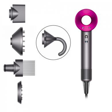 Фен для волос Dyson HD07 Supersonic Hair Dryer Iron/Fuchsia (386732-01)