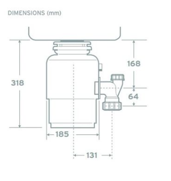 Измельчитель пищевых отходов In-Sink-Erator Model 75-2