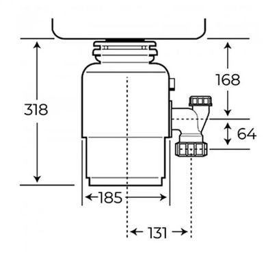 Измельчитель пищевых отходов Teka TR 750 (115890014)